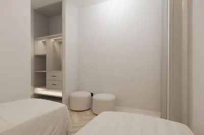 Cama o camas de una habitación en Gran Via XVII calle Fuencarral 6BR 7BH
