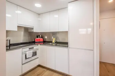 Una cocina o zona de cocina en Modern Duplex - 1 Bedroom 1.5 Bathrooms - Sol