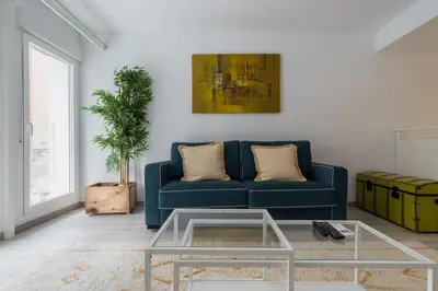 Zona de estar de Bright new and wide- 1Bd 1Bth- Delicias