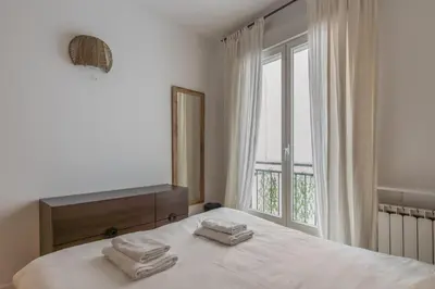 Cama o camas de una habitación en Cozy and central- 1 bedroom 1 bathroom - Chueca