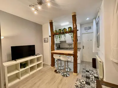 Una cocina o zona de cocina en Bonito apartamento junto a la Plaza Mayor