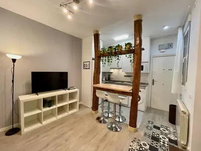 Una cocina o zona de cocina en Bonito apartamento junto a la Plaza Mayor
