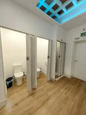 Un baño de Hostel Siesta & Go (Atocha)