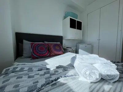 Cama o camas de una habitación en Habitación Atocha Mendez