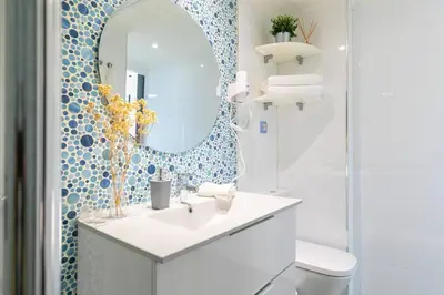 Un baño de Bonito apartamento en Sol