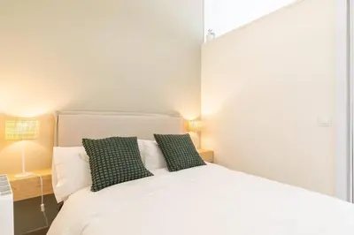 Cama o camas de una habitación en Bonito apartamento en Sol