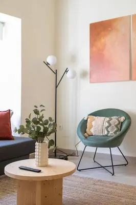 Zona de estar de Bonito apartamento en Sol