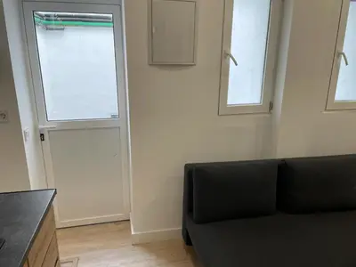 Zona de estar de U1 Apartamento bien comunicado Madrid centro
