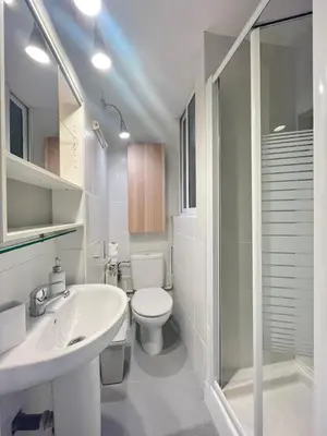 Un baño de Acogedor Estudio Cervantes Temporal