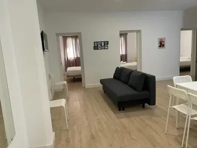 Zona de estar de U3 Apartamento bien comunicado Madrid centro