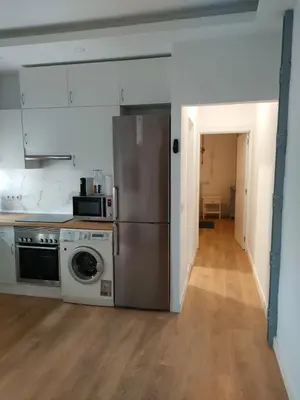 Una cocina o zona de cocina en Acogedor apartamento Madrid centro