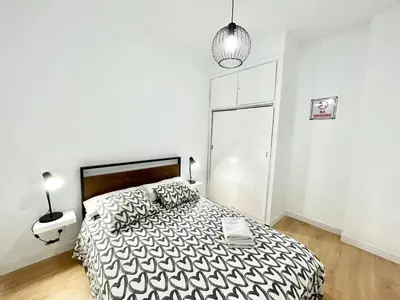 Cama o camas de una habitación en Plaza Rio A