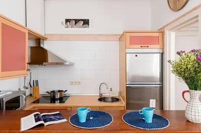 Una cocina o zona de cocina en Cozy studio in Lavapies-Torr