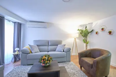 Zona de estar de Lovely Apartments - Increíble loft en el corazón de Madrid