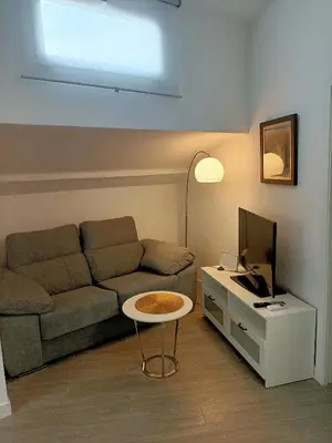 Zona de estar de Apartamento Gran Vía Madrid W2 9
