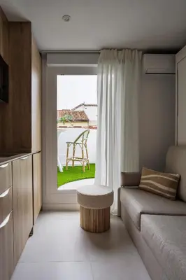 Zona de estar de Heima Penthouse suite Old Town