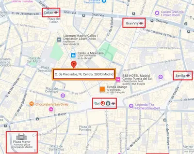 Plano de Estudio funcional Plaza del Callao, Mid Term