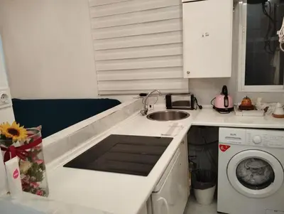 Una cocina o zona de cocina en Apartamento María