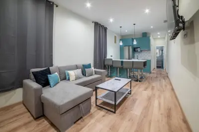 Zona de estar de Modern Refurbished-2Bedrooms 1.5Bathrs-Justicia