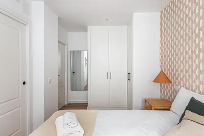 Cama o camas de una habitación en Waou Best VI Madrid Rio