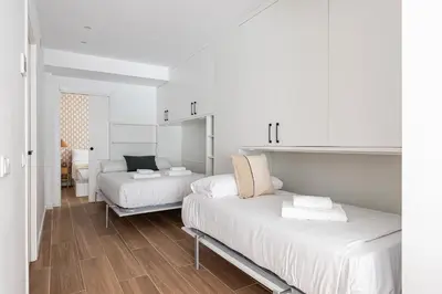 Cama o camas de una habitación en Waou Best VI Madrid Rio