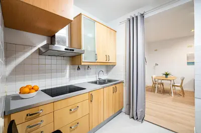 Una cocina o zona de cocina en Homelike Las Letras