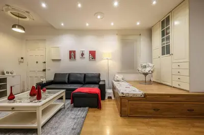 Zona de estar de MyHouseSpain - Fantástico piso frente al Wizink