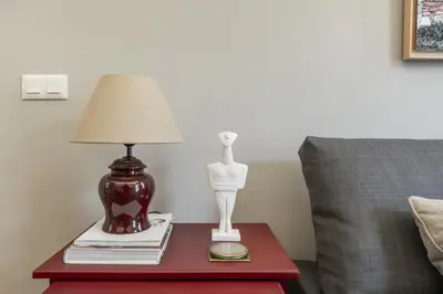 Zona de estar de Coqueto Apartamento en Delicias