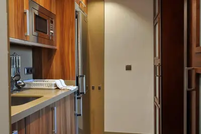 Una cocina o zona de cocina en Suite-Estudio en el Centro Colon