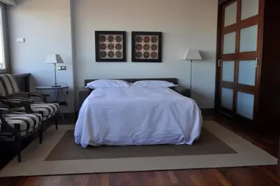 Cama o camas de una habitación en Suite-Estudio en el Centro Colon