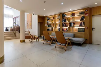Zona de estar de GuestReady- Modern Aparthotel in Salamanca -Madrid