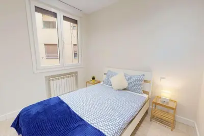 Cama o camas de una habitación en Flat in Centro Madrid-Tud