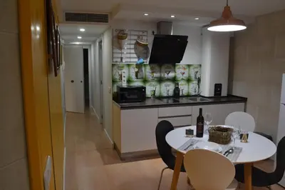 Una cocina o zona de cocina en Homelikes Madrid