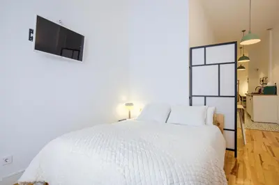 Cama o camas de una habitación en MEZZANINE ORANGE