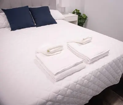 Cama o camas de una habitación en APARTAMENTO ANTONIO LOPEZ - A