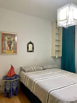 Cama o camas de una habitación en CELIA. En el corazón de Madrid