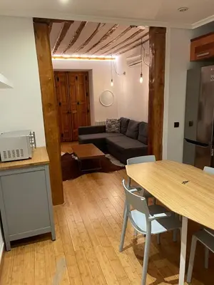Zona de estar de Exyca Malasaña