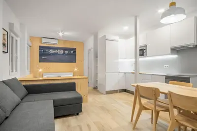 Una cocina o zona de cocina en Modern Cozy - 1Bedroom 1Bathroom - Palacio