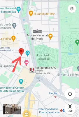 Plano de MAD COCO Apartamento Temporada Frente al Prado