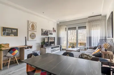 Zona de estar de Bright apartment -1Bedroom 1Bathroom-Prado