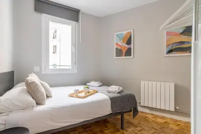 Cama o camas de una habitación en Modern apartment -3 Bedrooms 1 Bathroom - Delicias