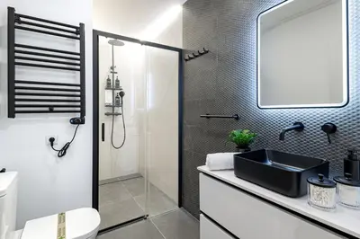 Un baño de HONEY APARTMENT IN THE CENTER OF MADRID