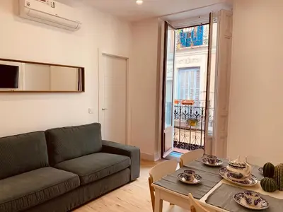 Zona de estar de Apartamento VIP VI en Madrid Centro