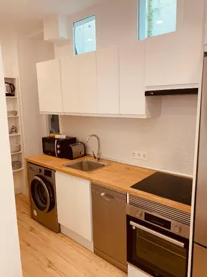 Una cocina o zona de cocina en Apartamento VIP VI en Madrid Centro