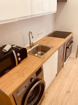 Una cocina o zona de cocina en Apartamento VIP VI en Madrid Centro