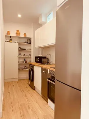 Una cocina o zona de cocina en Apartamento VIP VI en Madrid Centro