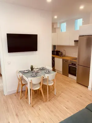 Una cocina o zona de cocina en Apartamento VIP VI en Madrid Centro