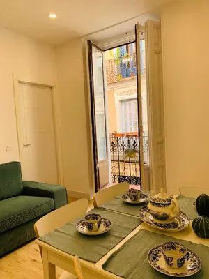 Zona de estar de Apartamento VIP VI en Madrid Centro