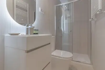 Un baño de Cozy central -2 Bdrs 2 Baths - Delicias