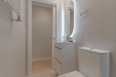 Un baño de Cozy central -2 Bdrs 2 Baths - Delicias